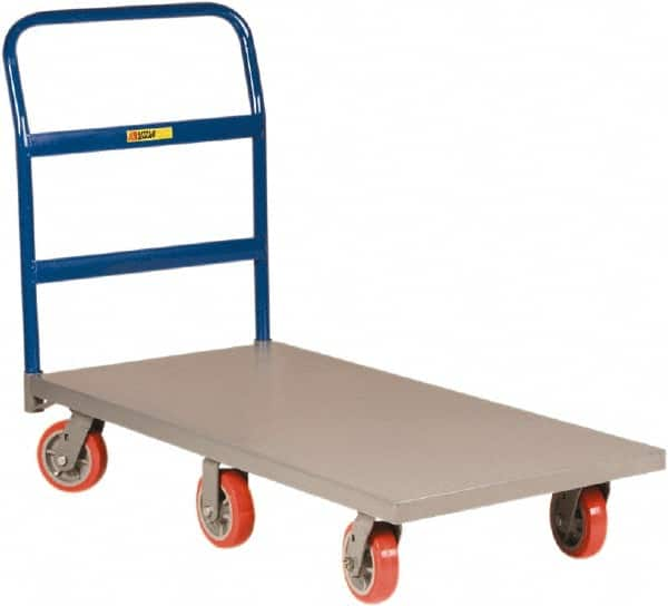 Platform Truck: 3,600 lb Capacity, Steel Deck, 24