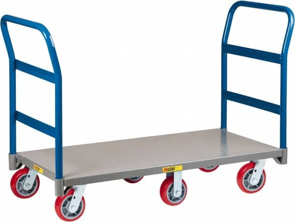 Platform Truck: 3,600 lb Capacity, Steel Deck, 48