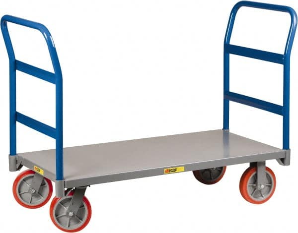 Platform Truck: 3,600 lb Capacity, Steel Deck, 36