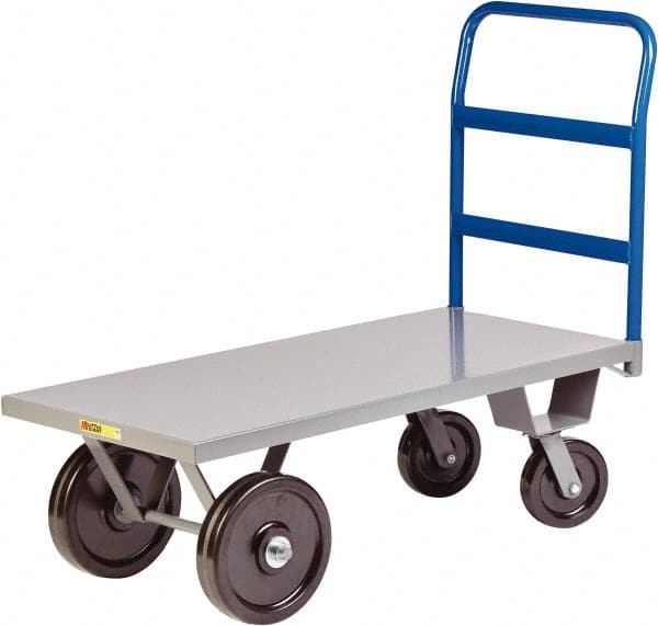 Platform Truck: 5,000 lb Capacity, Steel Deck, 24