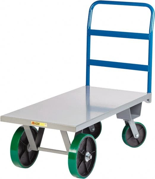 Platform Truck: 4,000 lb Capacity, Steel Deck, 30