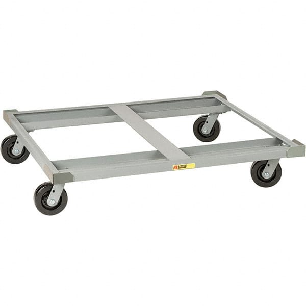 Pallet Dolly Truck: 3,600 lb Capacity, Steel Platform MPN:PD-4248-6PH-LR