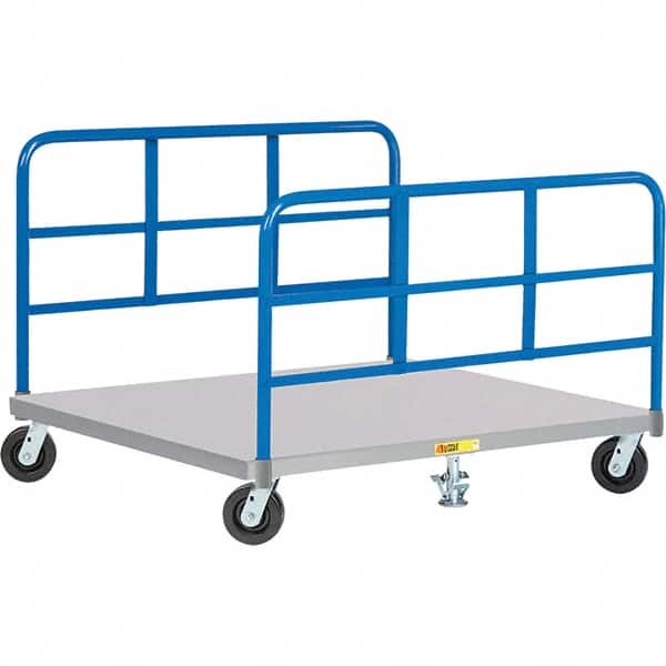 Pallet Dolly Truck: Steel Platform MPN:PDS40-6PH2FL-2H