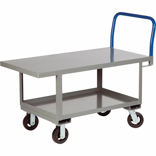 Platform Truck: 2,000 lb Capacity, Steel Deck, 48