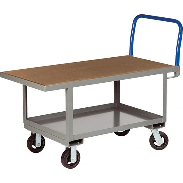 Platform Truck: 2,000 lb Capacity, Steel Deck, 48