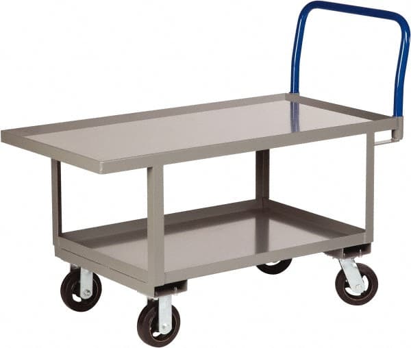 Platform Truck: 2,000 lb Capacity, Steel Deck, 48