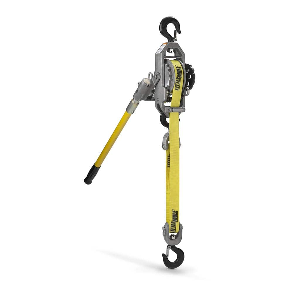 Manual Hoists-Chain, Rope & Strap, Lifting Material: Strap , Capacity (Lb.): 1500 , Lift Height (Feet): 14  MPN:04480WC