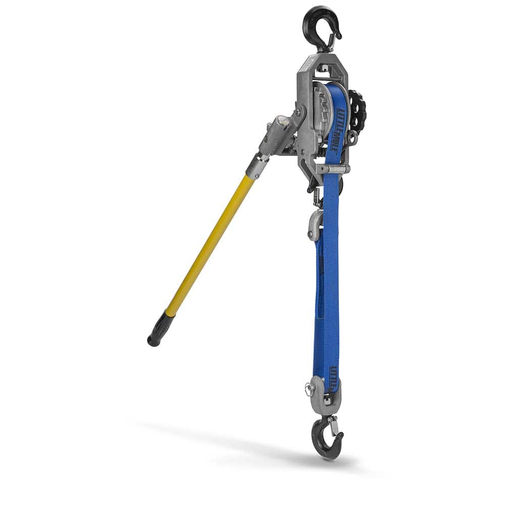 Manual Hoists-Chain, Rope & Strap, Lifting Material: Strap , Capacity (Lb.): 2000 , Lift Height (Feet): 11  MPN:04491WC