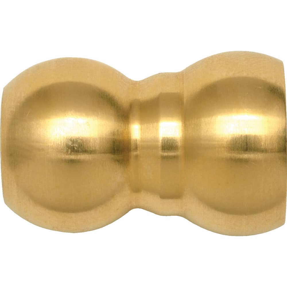 Coolant Hose Adapters, Connectors & Sockets, Hose Inside Diameter (Inch): 1/4, Connection Type: 12mm Ball Spherical (Fish Eye), Body Material: Brass MPN:49741