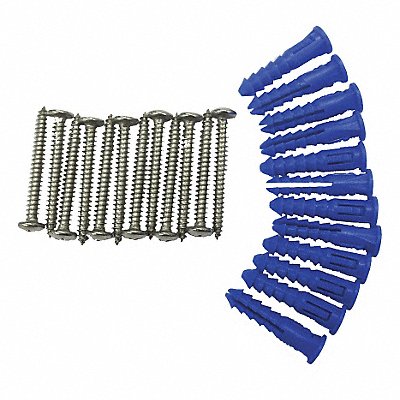 Mounting Hardware Plastic SS Blue PK24 MPN:LB-MHKS