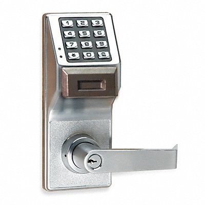 Electronic Lock Brushed Chrome 12 Button MPN:PDL3000 US26D