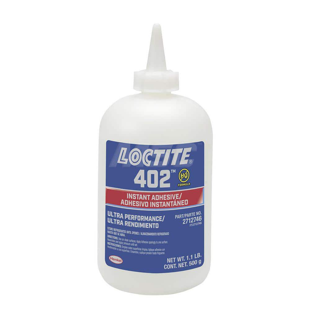 Instant Adhesives, Form: Liquid , Container Size: 500g , Chemical Type: Cyanoacrylate , Color: Clear , Working Time: 5s  MPN:2712746