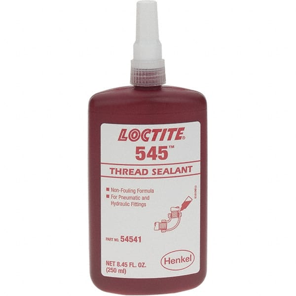 Threadlocker: Red, 250 mL, Bottle MPN:195662