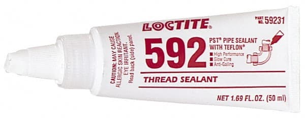 Threadlocker: White, Paste, 50 mL, Tube MPN:209761