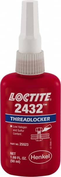 Threadlocker: Blue, Liquid, 50 mL, Bottle MPN:219481