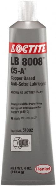 Anti-Seize Anti-Seize Lubricant: 4 oz Tube MPN:234194