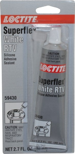 Joint Sealant: 80 mL Tube, White, RTV Silicone MPN:135506