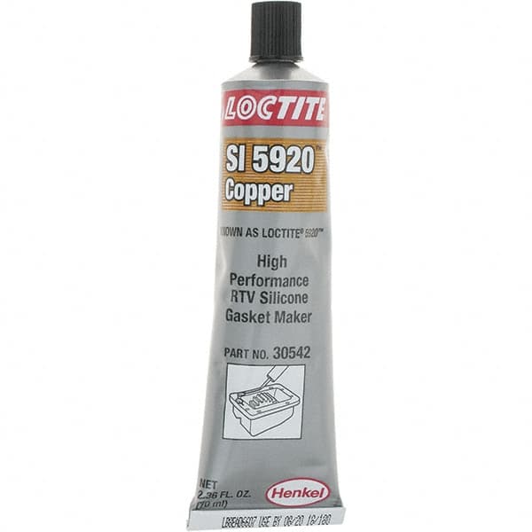 Elastic Sealant: 70 oz Tube, Copper, RTV Silicone MPN:198818