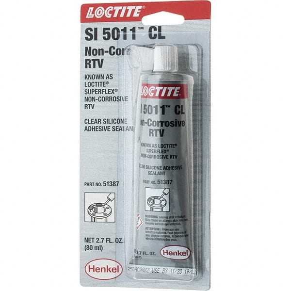 Sealant: 80 mL Tube, Clear, Silicone MPN:234323