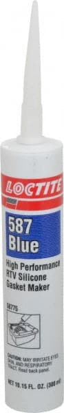 Joint Sealant: 300 mL Cartridge, Blue, RTV Silicone MPN:234590