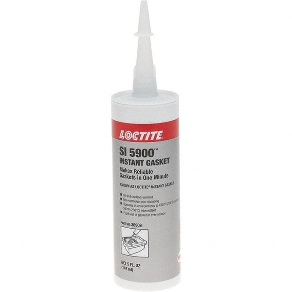 Elastic Sealant: 5 oz Cartridge, Black, RTV Silicone MPN:270637