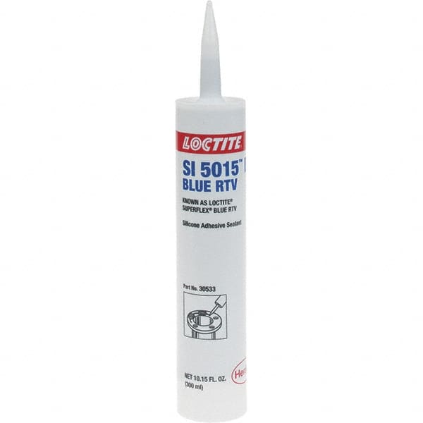 Elastic Sealant: 300 mL Tube, Blue, RTV Silicone MPN:270639