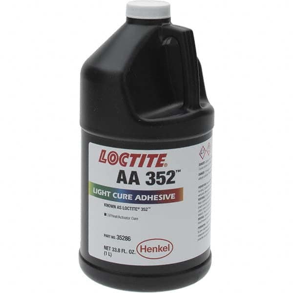 Light Cure Adhesive Glue: 1 L, Bottle, Clear MPN:135413