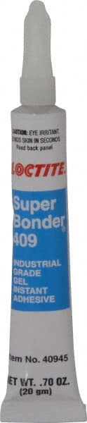 Adhesive Glue: 0.7 oz Tube, Clear MPN:135442