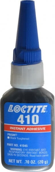 Adhesive Glue: 0.7 oz Bottle, Black MPN:135444