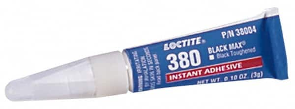 Adhesive Glue: 0.11 oz Tube, Black MPN:232834