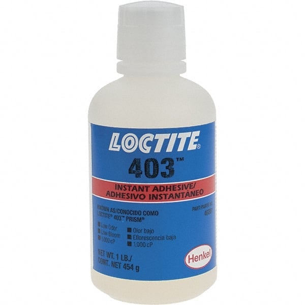 Adhesive Glue: 1 lb Bottle, Clear MPN:233675