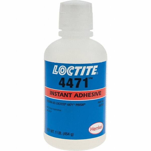 Adhesive Glue: 1 lb Bottle, Clear MPN:233993