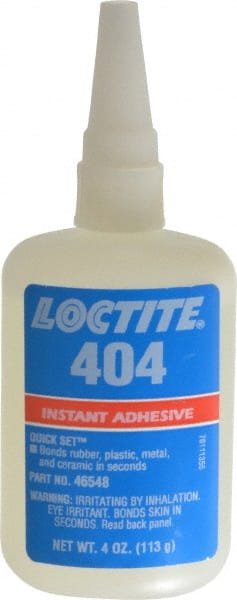 Adhesive Glue: 4 oz Bottle, Clear MPN:234044