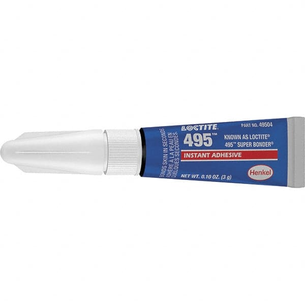 Adhesive Glue: 0.11 oz Tube, Clear MPN:234072