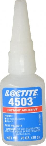 Adhesive Glue: 0.7 oz Bottle, Clear MPN:650493