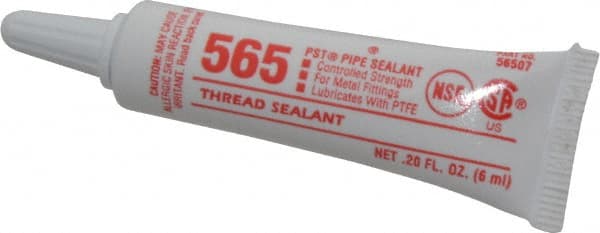 Pipe Thread Sealant: White, 6 mL Tube MPN:234438