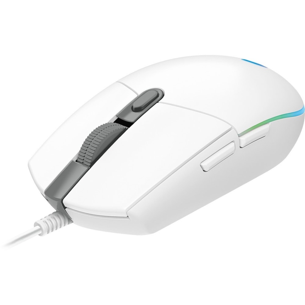 Logitech G203 LIGHTSYNC Wired Gaming Mouse, White, 910-005791 (Min Order Qty 2) MPN:910-005791