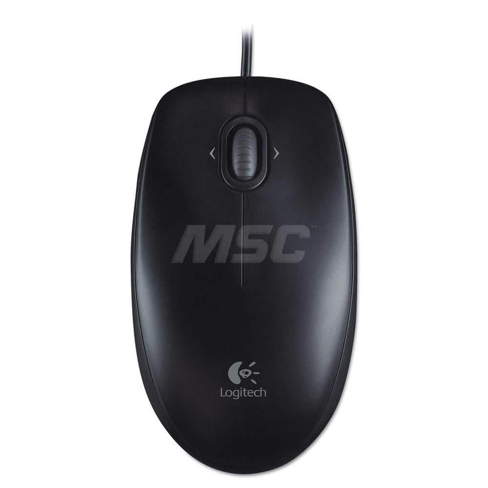 M100 CORDED OPTICAL MOUSE, USB 2.0, LEFT/RIGHT HAND USE, BLACK MPN:LOG910001601