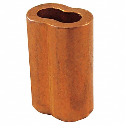 Wire Rope Oval Sleeve 7/32 In 122 Copper MPN:SL2-7