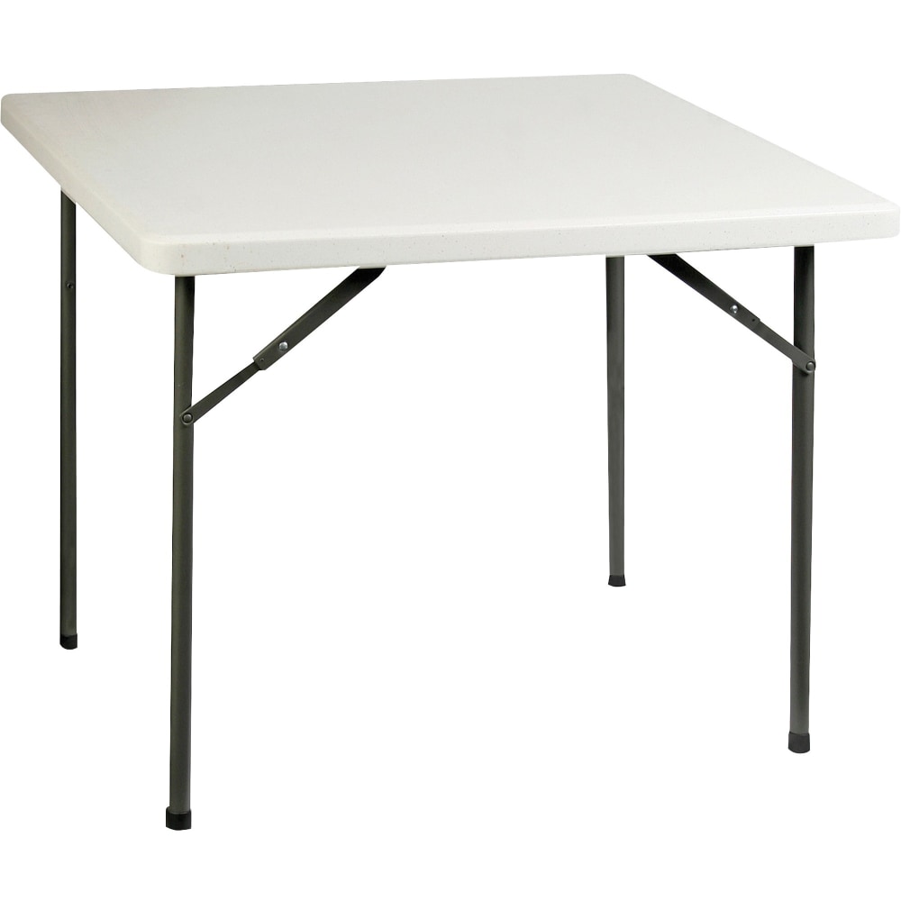 Lorell Banquet Folding Table, Square, 3ftW, Platinum MPN:60328