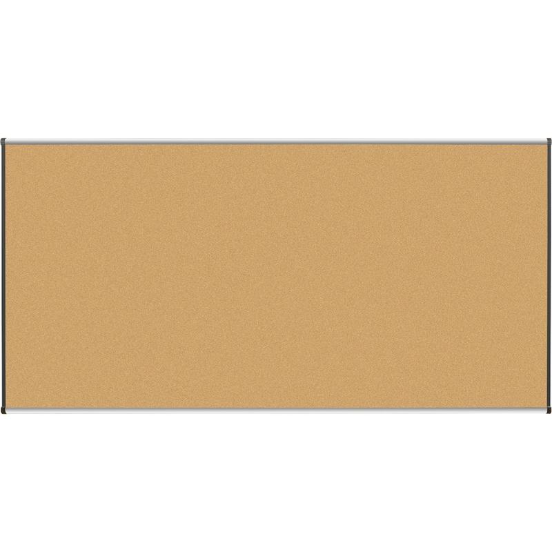 Lorell Cork Board, 96in x 48in, Aluminum Frame With Silver/Black Finish MPN:60645