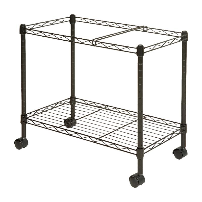 Lorell Mobile Wire File Cart, 12-7/8inW x 25-13/16inD x 20-1/2inH, Black (Min Order Qty 2) MPN:45651