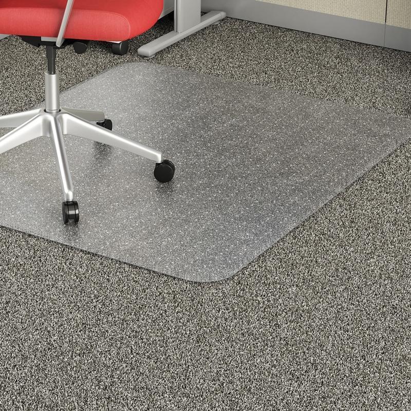 Lorell Economy Studded Chair Mat, 46in x 60in MPN:02158