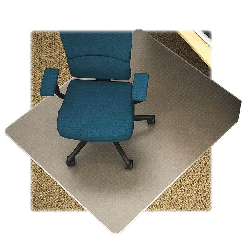 Lorell Beveled Edge Low Pile Studded Chair Mat, 46in x 60in MPN:69160