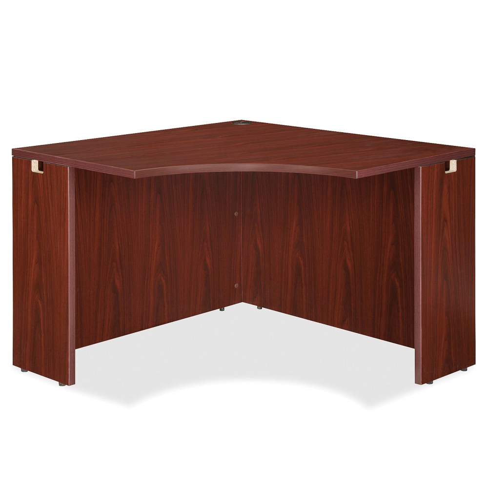 Lorell Essentials 42inW Corner Computer Desk, Mahogany MPN:69918