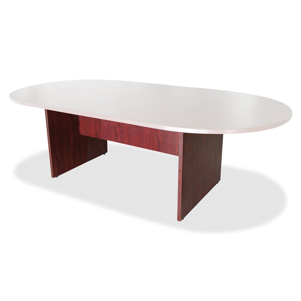 Lorell 3-Leg Conference Table Base, For 8ftW Top, Mahogany MPN:69151