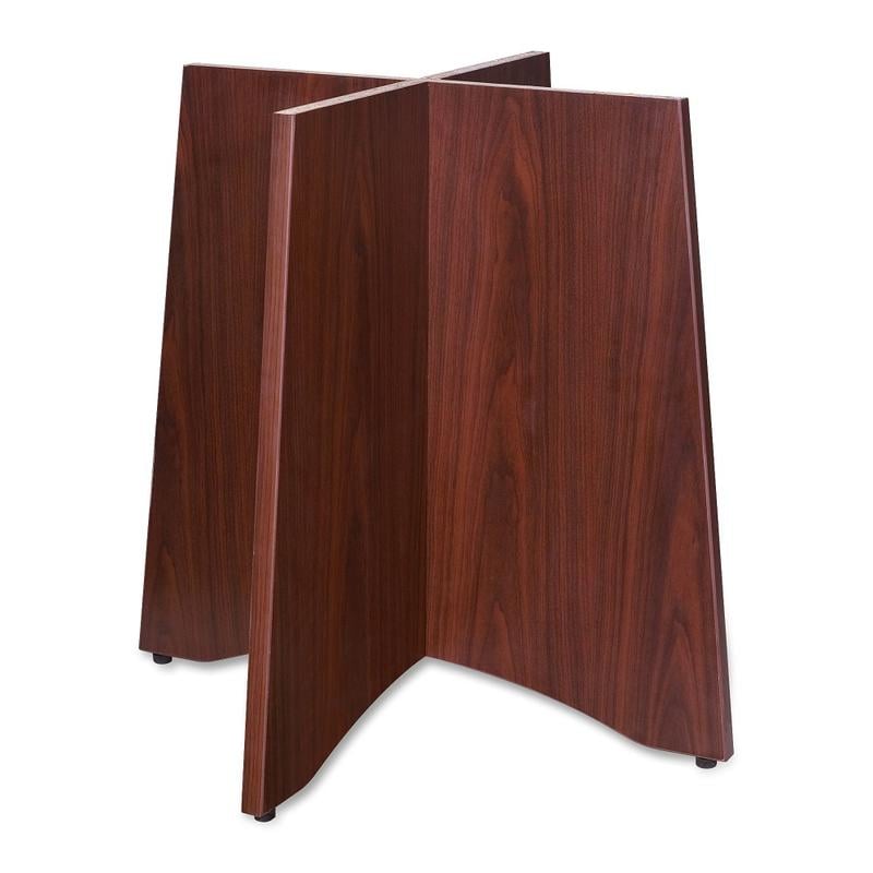 Lorell Laminate Conference Table Base, For Round Table Tops, Mahogany MPN:69401