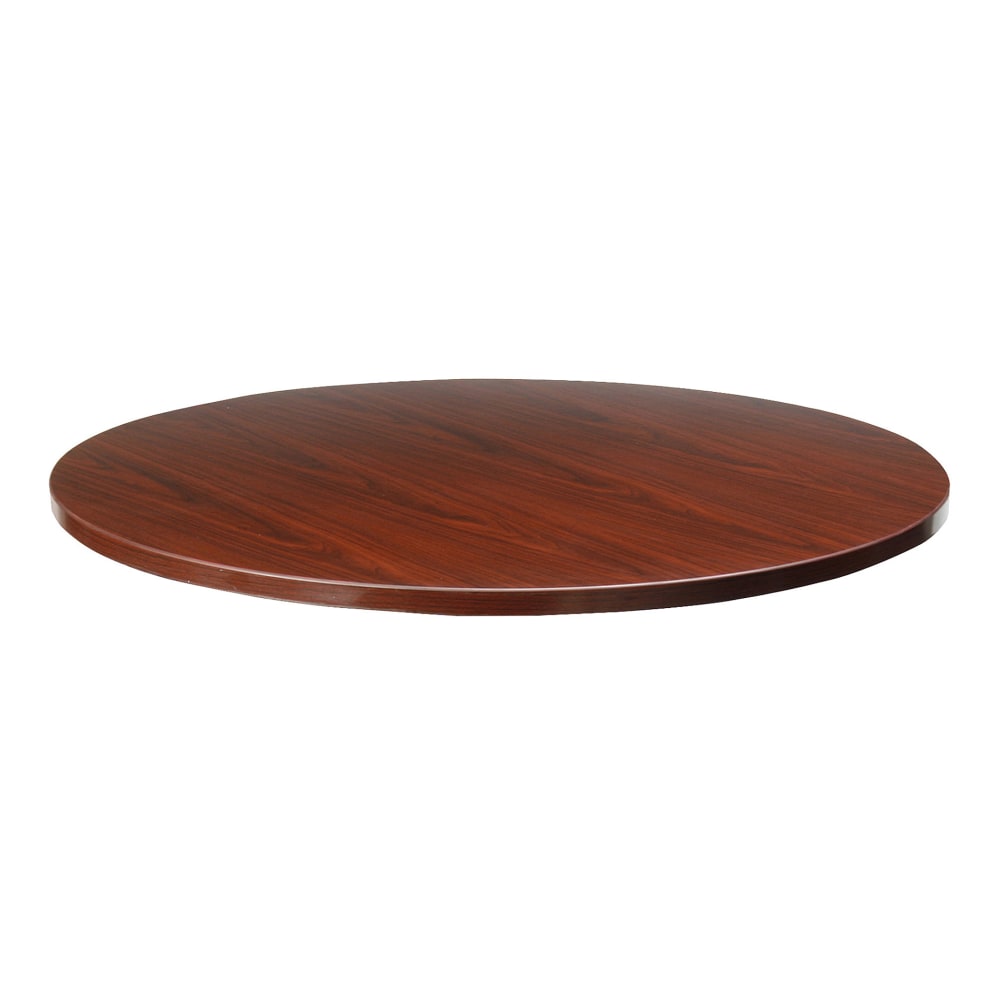 Lorell Essentials Round Table Top, 42inD, Mahogany MPN:87239