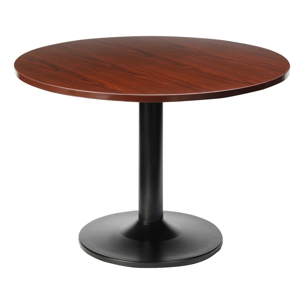 Lorell Essentials Round Table Top, 48inD, Mahogany MPN:87240