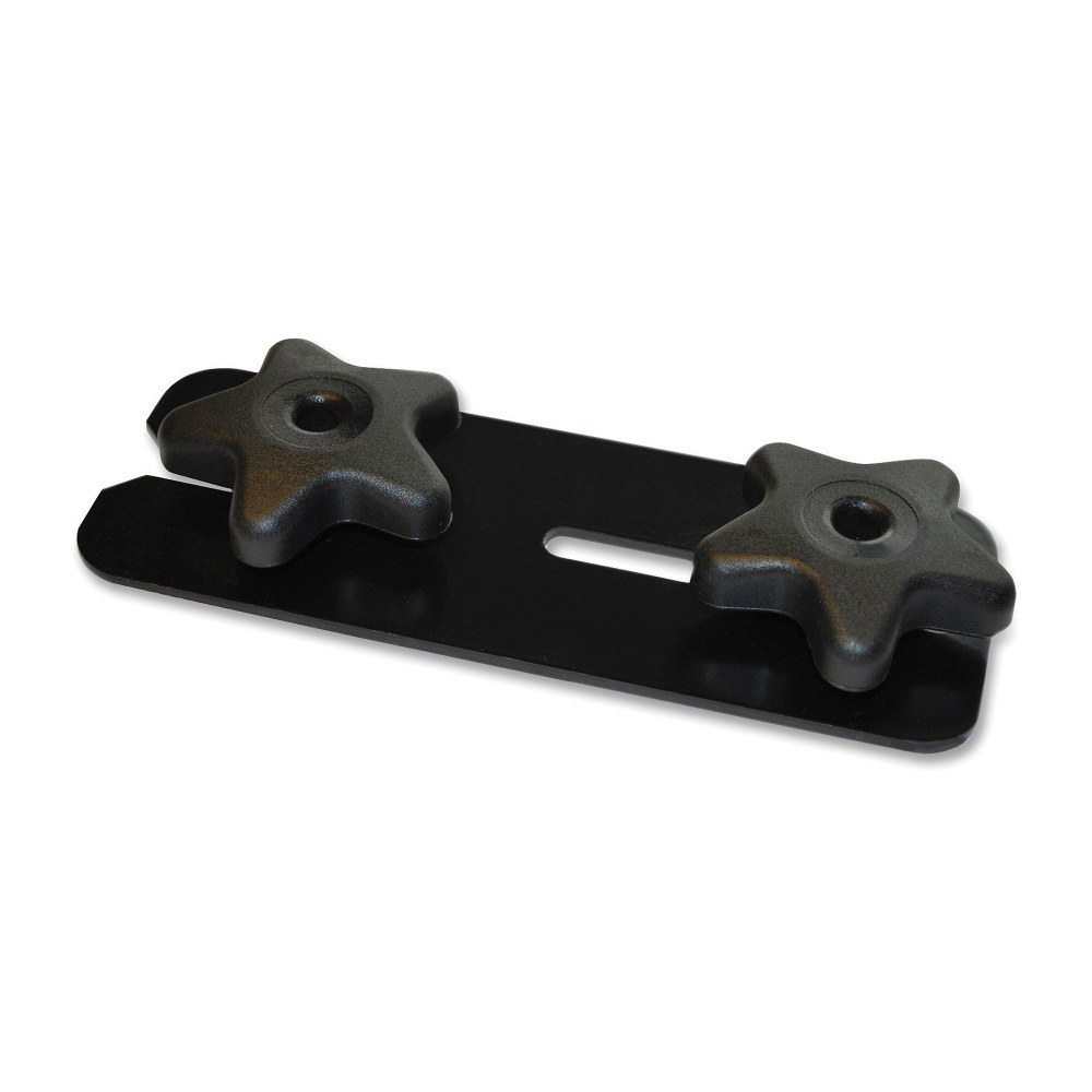 Lorell Quick Align Training Table Connector, Black (Min Order Qty 2) MPN:60687